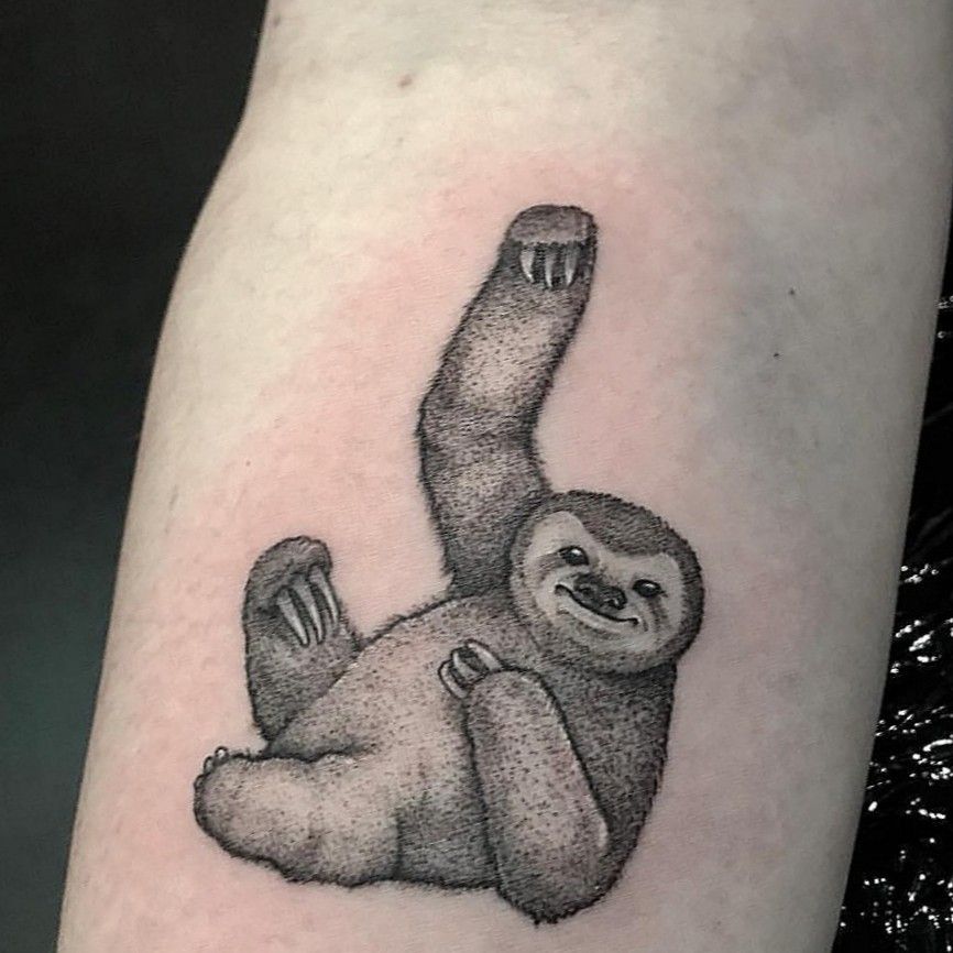 Tattoo uploaded by David O'Neill • Sloth • Tattoodo