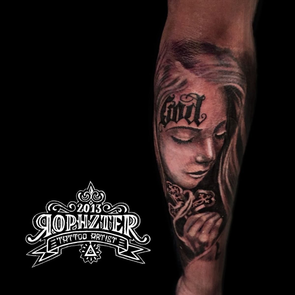 Tattoo uploaded by Rophzter Rodriguez • Girl portrait Realism tattoo ...