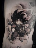 KakarotSon Goku Dragon BallBlack and grey