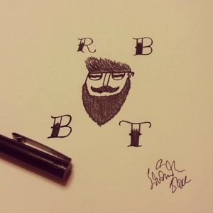 Respect The Beard Babe by me #character #cartoon #beard #bearded #respectthebeardbabe