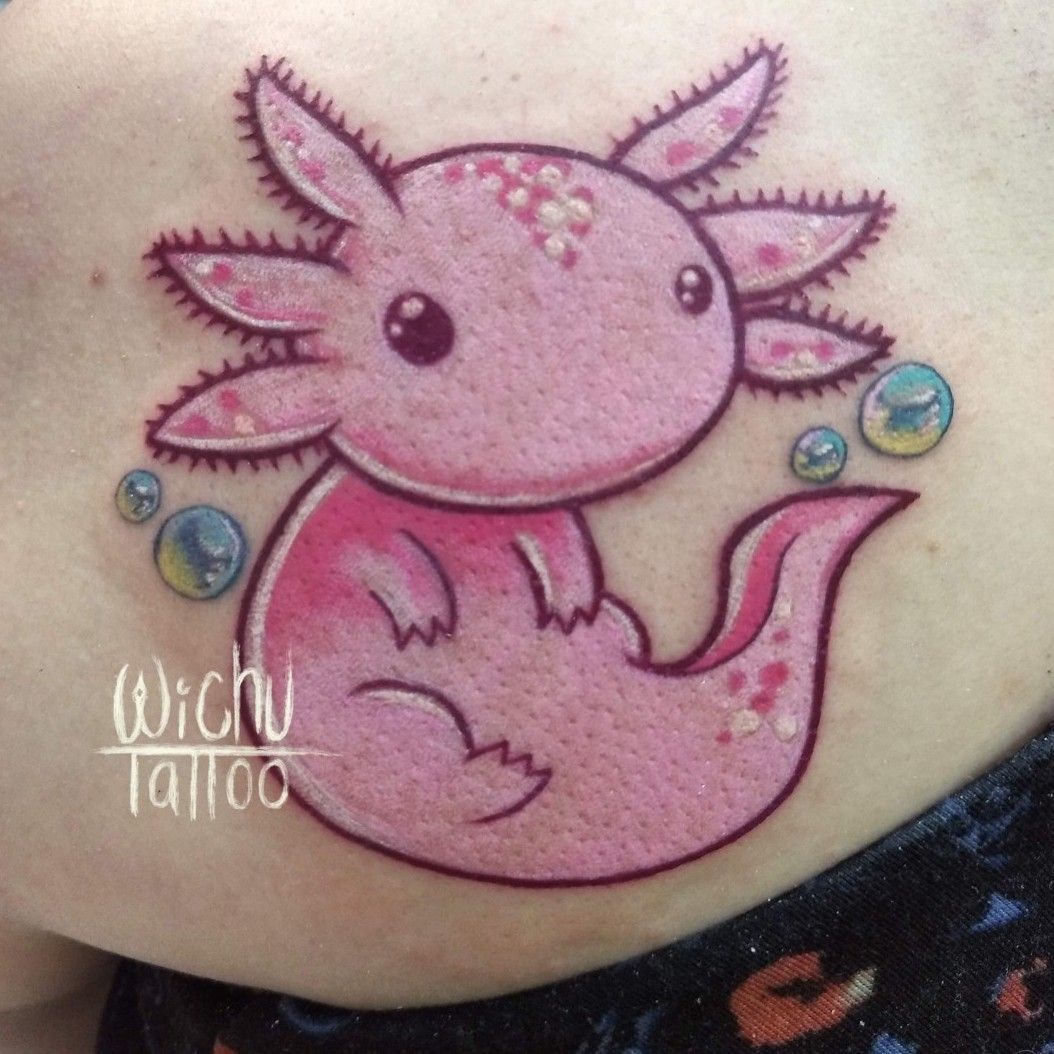 HEALED Id love to do more Axolotls if you want one  Tattoos  Tatting Tattoos and piercings