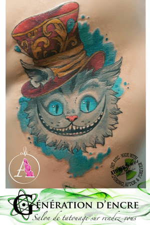  #aliceinwonderland #chester #cat #disney #watercolor #atomikwave #duringafter&forever
