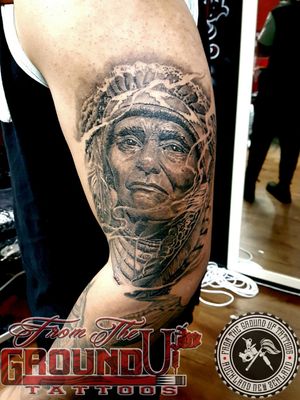 100% Healed Tattoo. Tattooed by Swayzee 