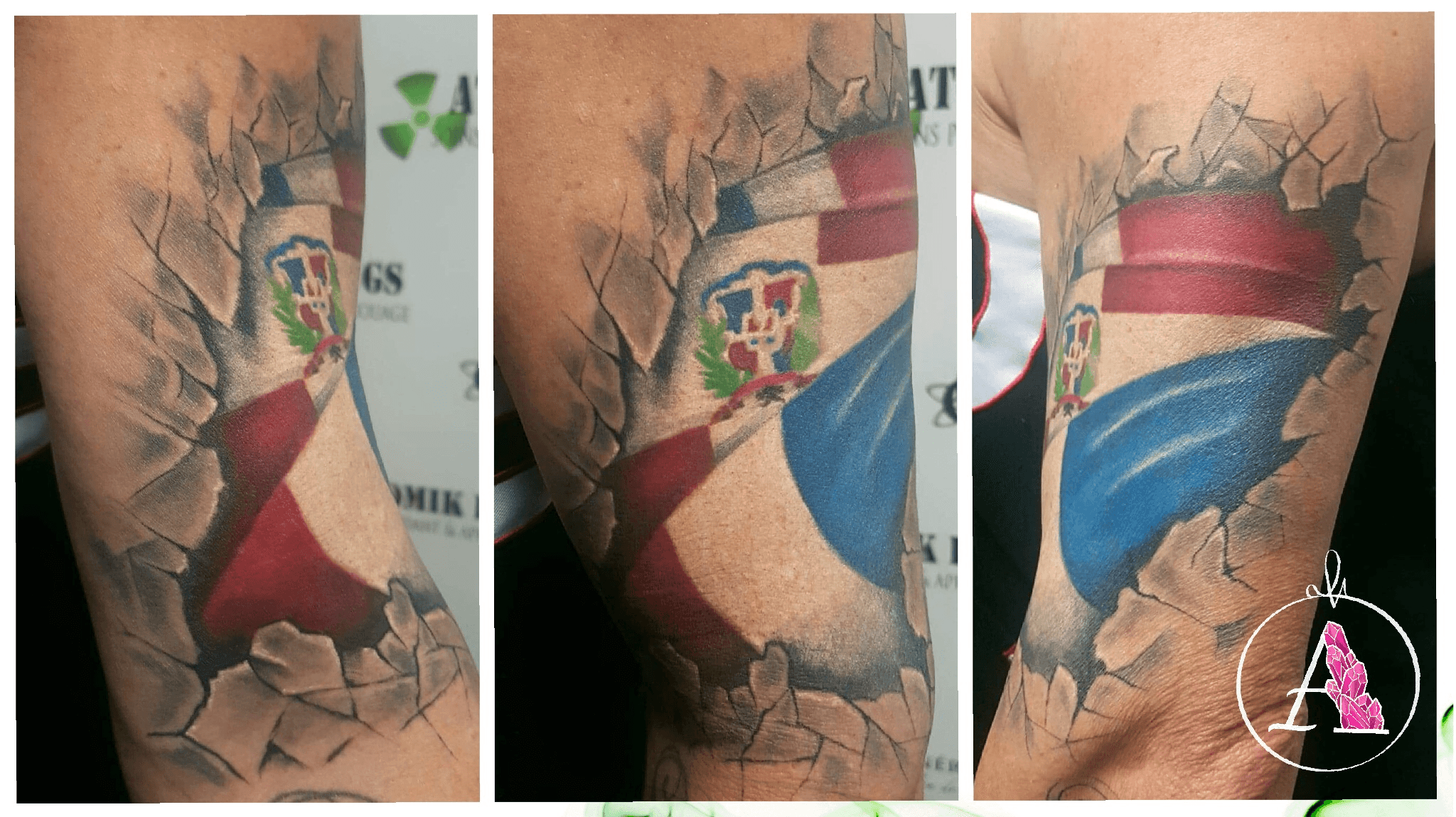dominican republic flag tattooTikTok Search