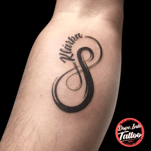 #tattoo #tattooart #tattooartist #blacktattoo #infinity #infinitytattoo #dynamicink