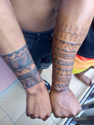 Tribal tattoos....  Made In Cameroon 