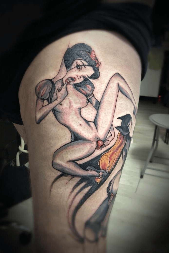 Tattoo uploaded by Marius Cradle â€¢ #tattoodo #tattoo #tattooporn #disney # porn #tattoodisney #tattoocartoon #tattoodesign #cartoon #legtattoo #art  #colortattoo #inprogress #sexy #girl #porntattoo #luxembourg #ink #inked  #tattooartist #tattoosoftheday