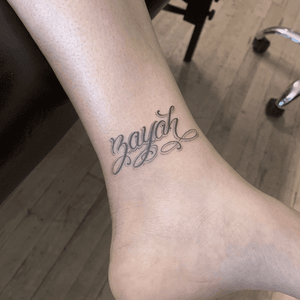 Tattoo uploaded by Uli Carmona • #script#lettering#letters#cursive #letteringtattoo#california#californiatattoo#tattoo#tattoos#ink#inked#tattoooftheday#cursivetattoo#laila#love  • Tattoodo