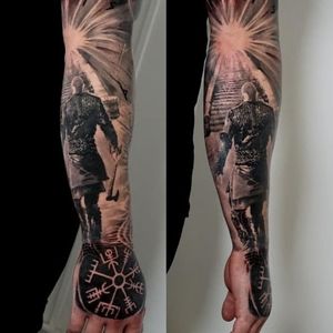 Stairway to Valhalla back forearm.alolocotattoo.com