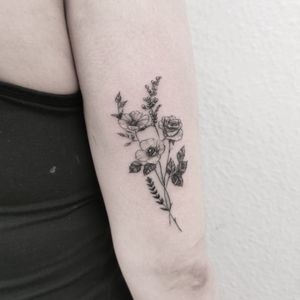 Tattoo uploaded by | D A I S Y • #flower #floral #floraltattoo #pretty ...