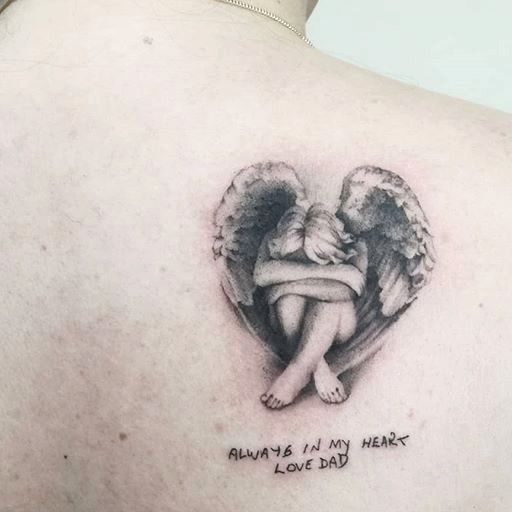Zada Jane on X Crying Angel Tattoo  40 Price is determined based  off design placement size etc If a tattoo goes over 8 hours its 15  every hour added onto the