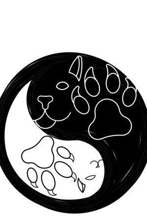 Option 1I made 3 of these. If anyone has any ideas on how to improve them, I'd love to hear ideas.#cat #dog #yingyang 