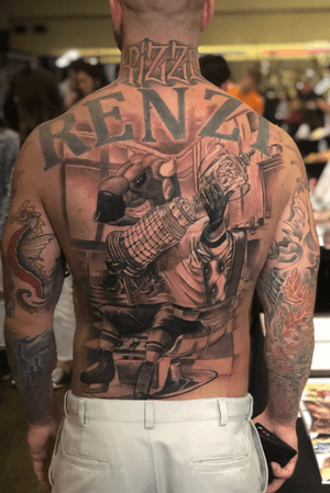 Backpiece done in 2 days at the Toronto NIX Convention