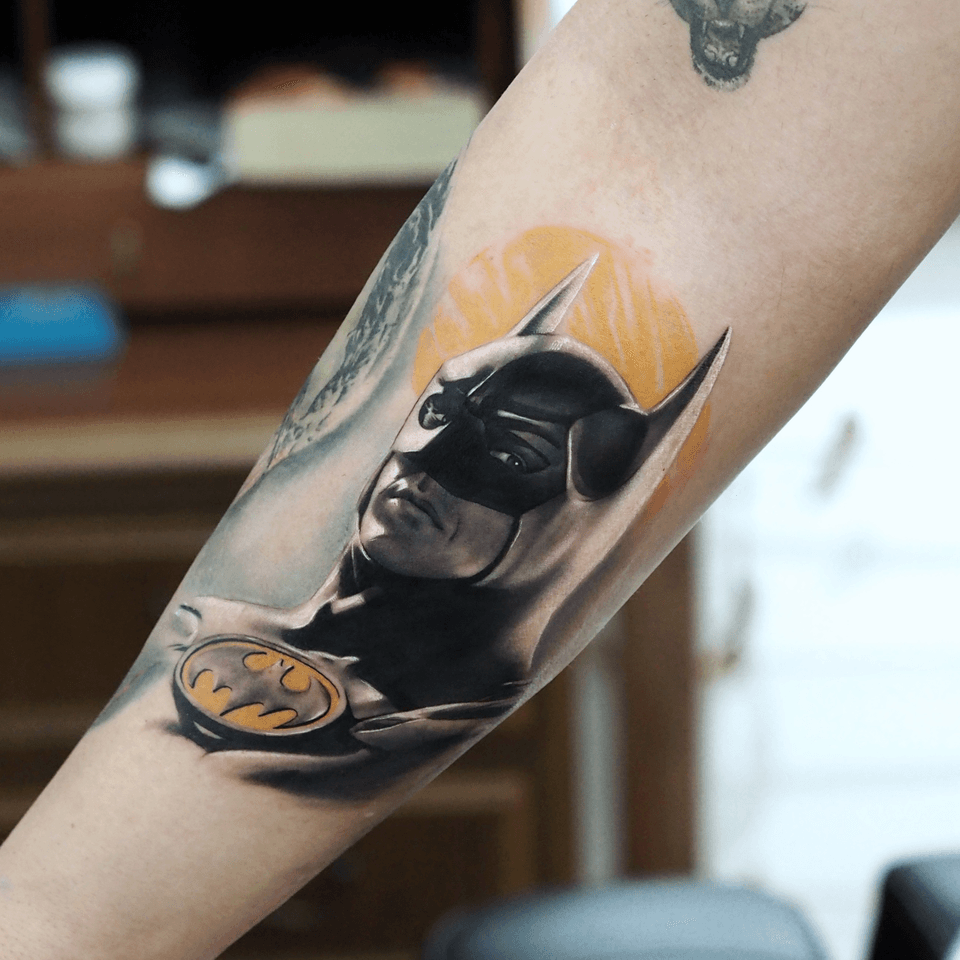 Batman tatuaje de Ali Dundar #AliDundar