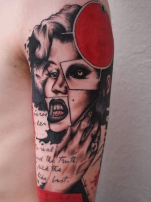 Marilyn Manson Marilyn Monroe trash polka