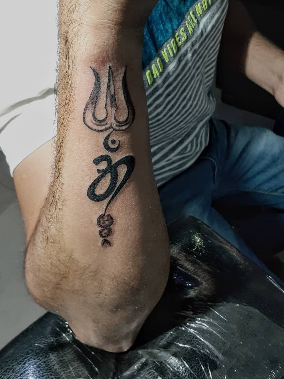 Om namah shivay tattoo by honey gothwal ajmer 7023345227  Tattoos Peace  tattoos Tattoo quotes