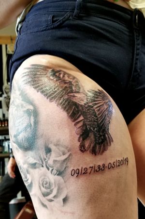 Eagle memorial for my pop