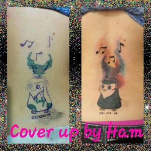 Cover-up done by Amber "Ham" Cantu