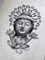 #estudiodetatuagem Memento Mori - tatuagens com horário marcado - orçamentos e agendamentos pelo WhatsApp ☎️ (11) 973701974 ou pela página do estúdio no Facebook : @mementomoritattoostudio 💀⏳🕯- próximo ao metrô Tucuruvi - @thiagopadovani #buda #budah #tattoosketch #gardenofstone #sketchbook #lotus #mandala