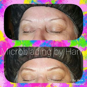 Microblading done by Amber "Ham" Cantu