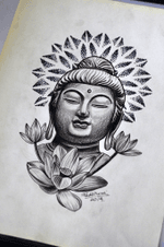 #estudiodetatuagem Memento Mori - tatuagens com horário marcado - orçamentos e agendamentos pelo WhatsApp ☎️ (11) 973701974 ou pela página do estúdio no Facebook : @mementomoritattoostudio 💀⏳🕯- próximo ao metrô Tucuruvi - @thiagopadovani #buda #budah #tattoosketch #gardenofstone #sketchbook #lotus #mandala