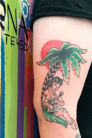 ALOHA 🌺 HULA⚡DM for Tattoo Appointments💥#tattooart #tattooartist  #neotraditionaltattoos #tattooartist #tattooflashes #inked #colordesign #tattoo #tattooeurope #flashaddicted #oldschool  #traditionaltattoo #colorink  #colourtattoos #hawaii #hulagirl #hula #springmood #ukele #tattoodo  #flylā 
