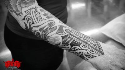 #freehand #samoan #maori #kirituhi forearm filler 