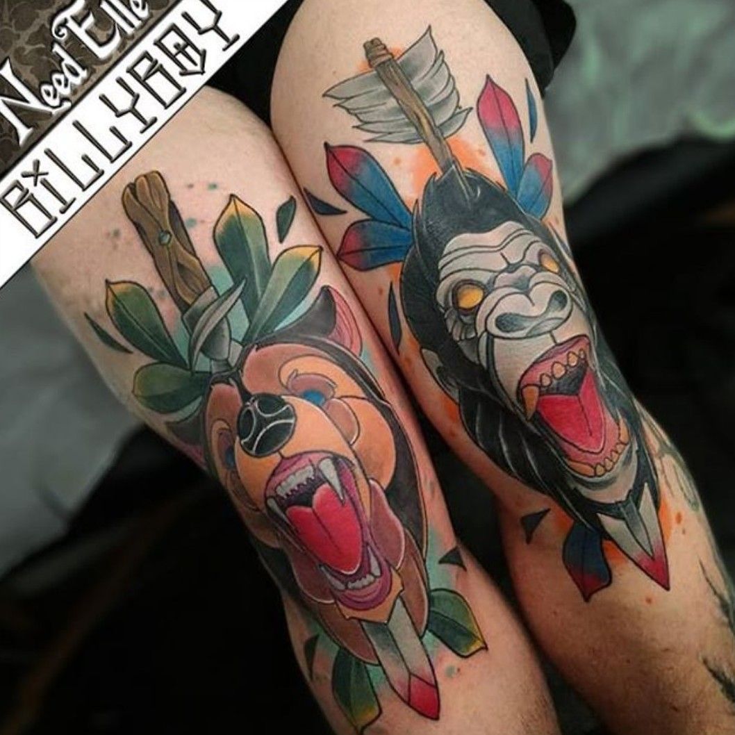 85 Knee Tattoo Designs and Styles  Art and Design