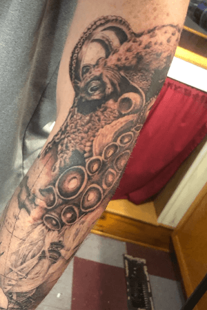#octopus #octopustattoo #ink #tattoo #tattooed #sleeve #inked #art