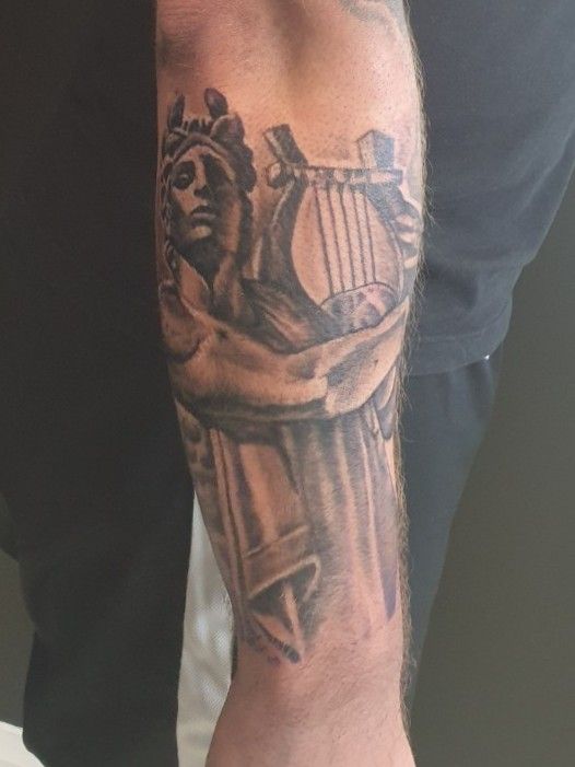 Consuelo Macri  on Instagram   Greek God Apollo   MAC  INK tattoo studio     consuelotattoos consueloart macink  tattooinspiration tattooideas