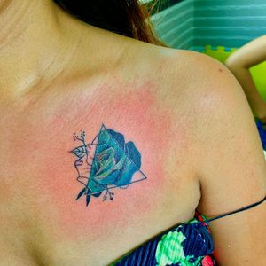 done!customize rose tattoo