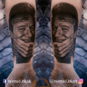 A young Robin Williams - a tribute to a legend of a man. It was a pleasure to tattoo.
Want in?