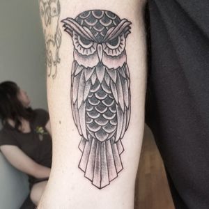 Blackwork Owl