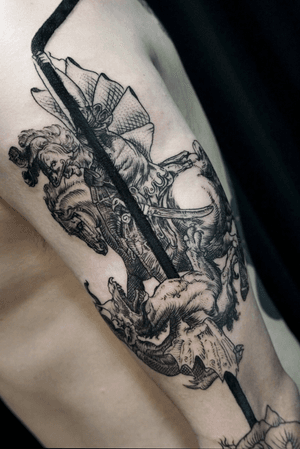 Tattoo by tattoo O’d studio