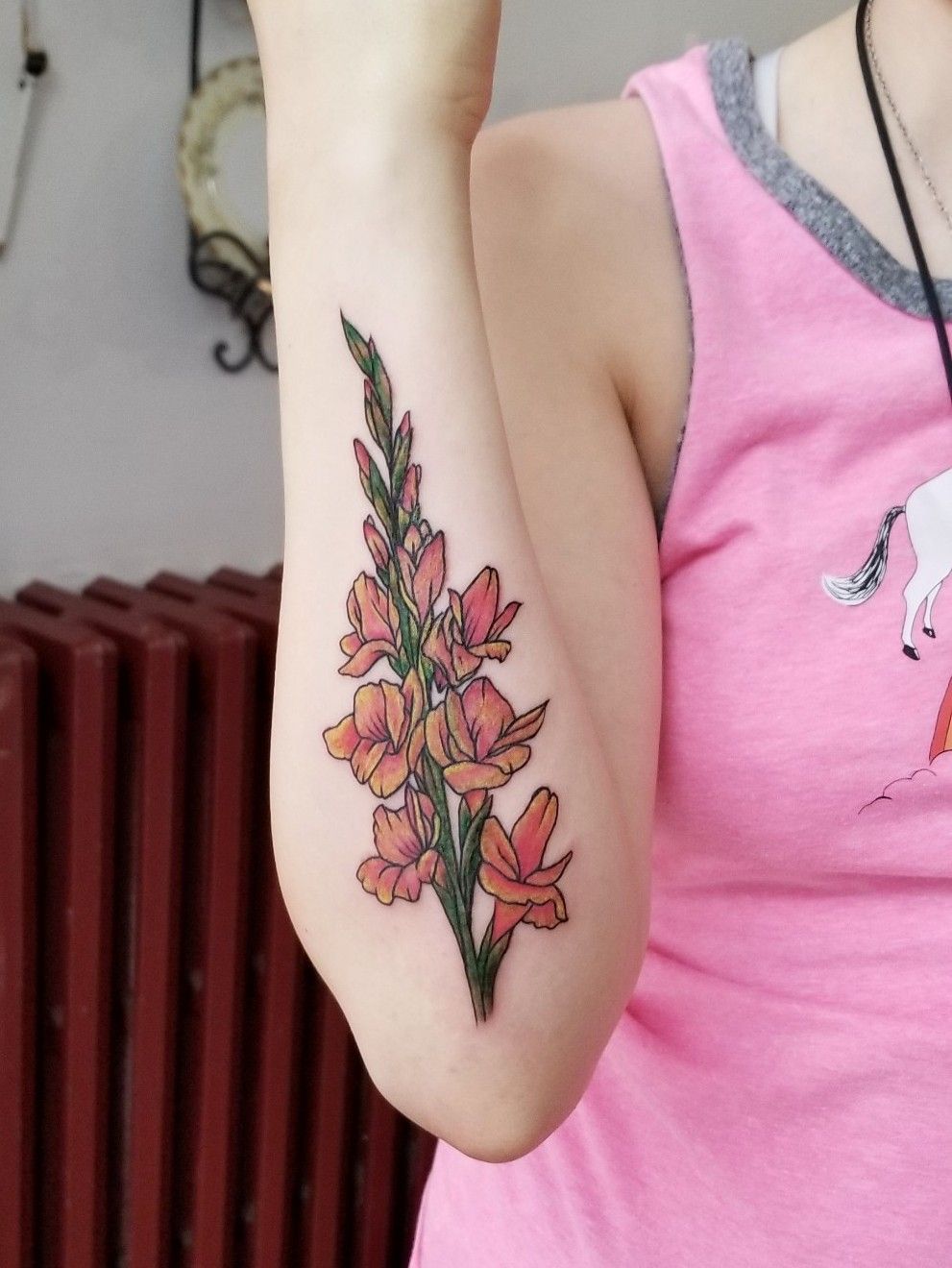  Gladiolus tattoo tattoos tattooartist art design flower deli   TikTok