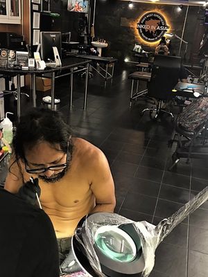 Tattoo Ideas For Men, Very Hygienic And Super Clean Studio, Designing Tattoos Ideas In Thailand, Great Art As Always, Superb Artists, Our Staff Are Friendly, Excellent Atmosphere, The Best Inks Like Fusion Ink And Eternal Ink, Great Service Here At Inked In Asia Tattoo Studio Patong Phuket Thailand