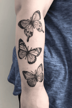 Dotwork butterflies