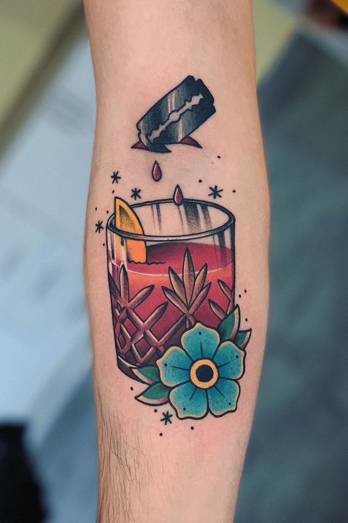 Monsters Of Art on Twitter Anyone fancy a negroni in this weather Yes  please Tattoo by Simon Email infomonstersofartcom  httpstcoQLCnzpldFu  Twitter