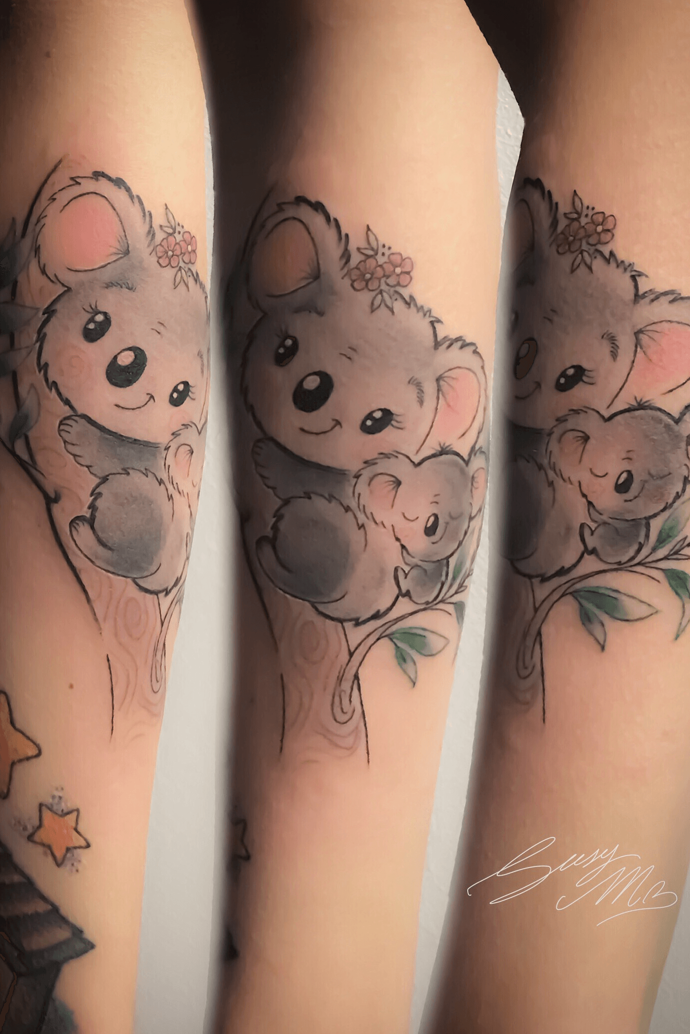 K O A L A P U P P Y     minimaltattoo minitattoo koalatattoo  piccolitatuaggi lovetattoo smalltattoo koala tattoobresci  Tatuaggi  piccoli Tatuaggi
