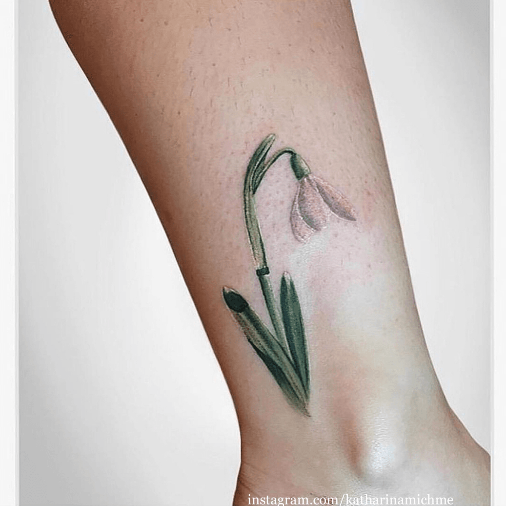 snowdrop flower tattooTikTok Search