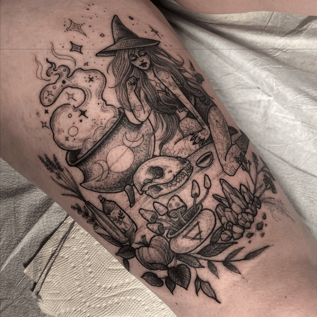 Mushroom House Tattoo by tat2chick on DeviantArt