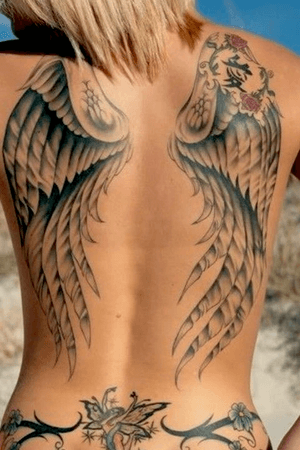 #angelwingstattoo #backtattoo #angelwingsbacktattoo #angelwings