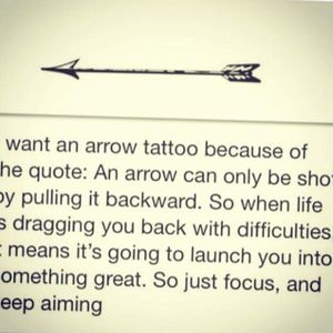 Meaning behind my arrow tattoo