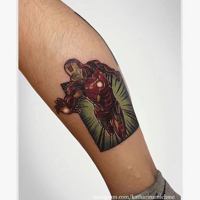 katharinamichme@gmail.com #tattoo #tattoodo #brightontattoo #brighton #hove #london #londontattoo #saniderm #colour #marveltattoo #ironman 