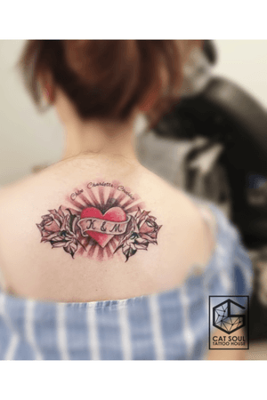 #tattoo #tattoos #tattooideas #tattoolife #tattoostyle #tattooing #tattoostyle #malacca #melaka #melakaink #ink #rose #rosetattoo #roses #heartshape #loveshape #coveruptattoo fashion mummy with a unique tattoo