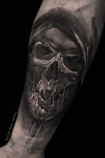 #skull #death #slevee #horror #dark #blackandgray #elensoul