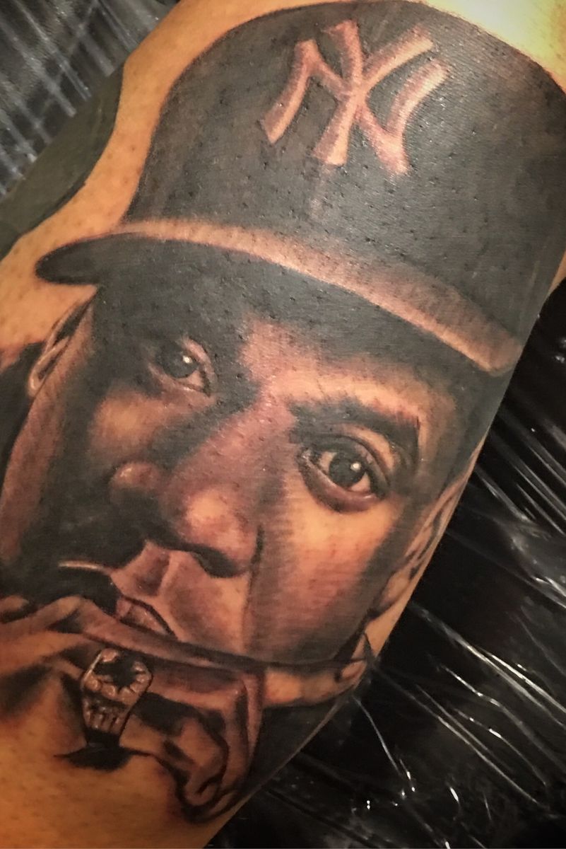 Tattoo uploaded by joeallsaintstattoo • Jay z • Tattoodo