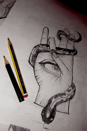 #tattoodesign #blackandgrey #blackwork #myart #mywork #snake 