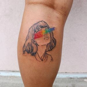 Rainbow tattoo by Savi Chan #SaviChan #rainbowtattoo #queertattoo #LGBTQIA #LGBT #queer #gay #pride #pridemonth #tattooidea #meaningfultattoo