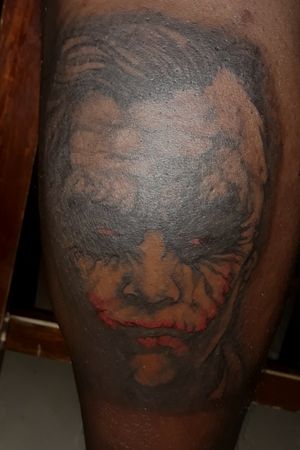 Heath Ledger joker tatto 